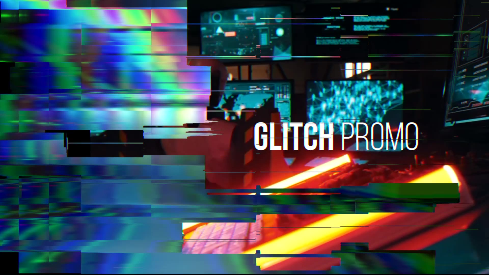 Colorful Glitch Opener.